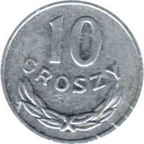 Preview 10 groszy, 1979 reverse