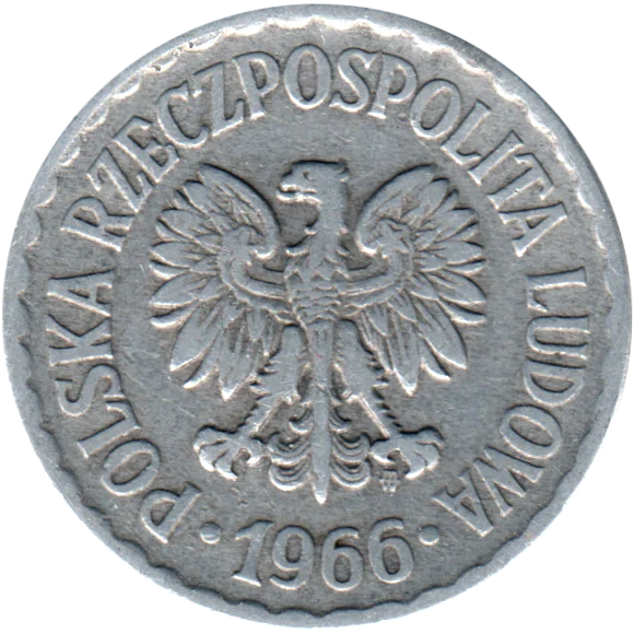 1 Złoty, 1966 Obverse