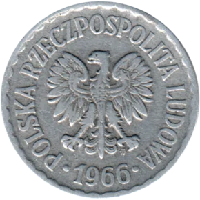 Preview 1 Złoty, 1966 obverse