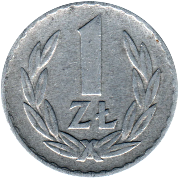 1 Złoty, 1966 Reverse