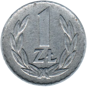 Preview 1 Złoty, 1966 reverse