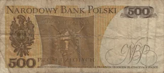 Preview 500 Złoty, 1982 obverse