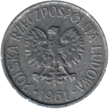 5 groszy, 1961 Obverse