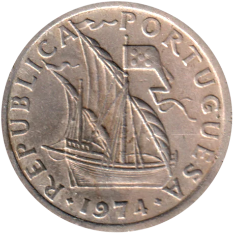 2½ Escudos, 1974 Obverse