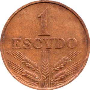 Preview 1 Escudo, 1970 reverse