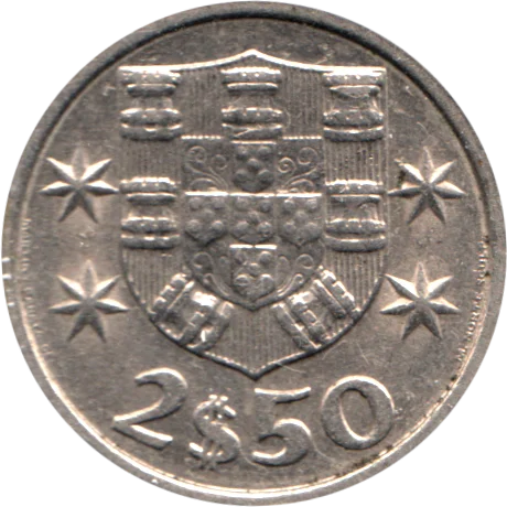 2½ Escudos, 1984 Reverse