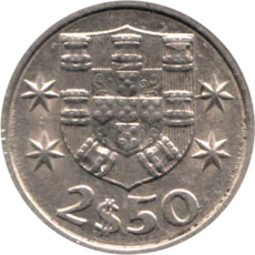 Preview 2½ Escudos, 1984 reverse