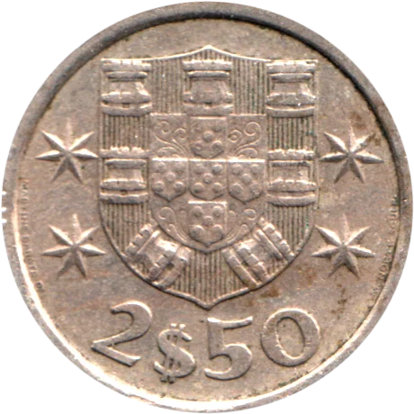 2½ Escudos, 1979 Reverse