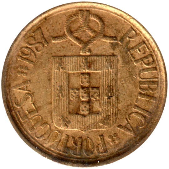 10 Escudos, 1987 Obverse