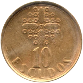 Preview 10 Escudos, 1987 reverse