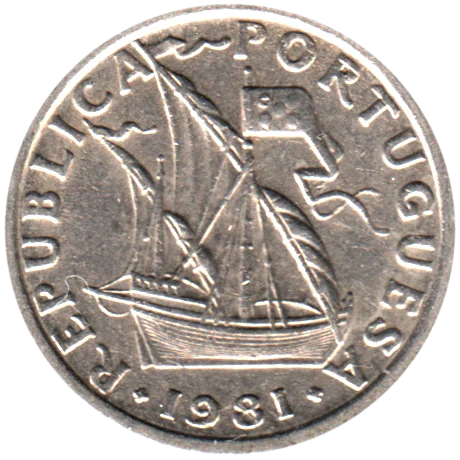 2½ Escudos, 1981 Obverse