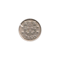 Preview 2½ Escudos, 1975 reverse