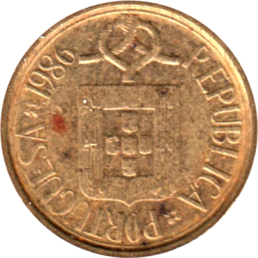 1 Escudo, 1986 Obverse