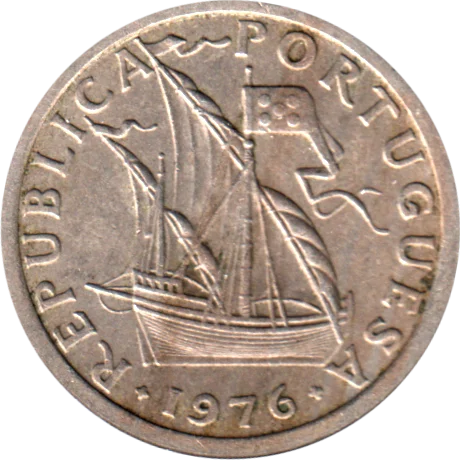 2½ Escudos, 1976 Obverse
