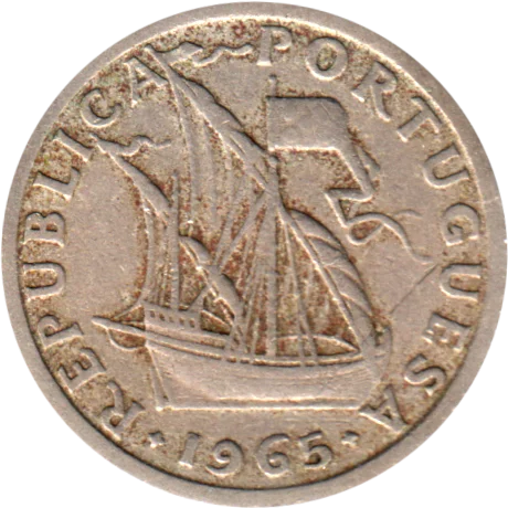 2½ Escudos, 1965 Obverse