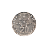 Preview 20 Escudos, 1999 reverse