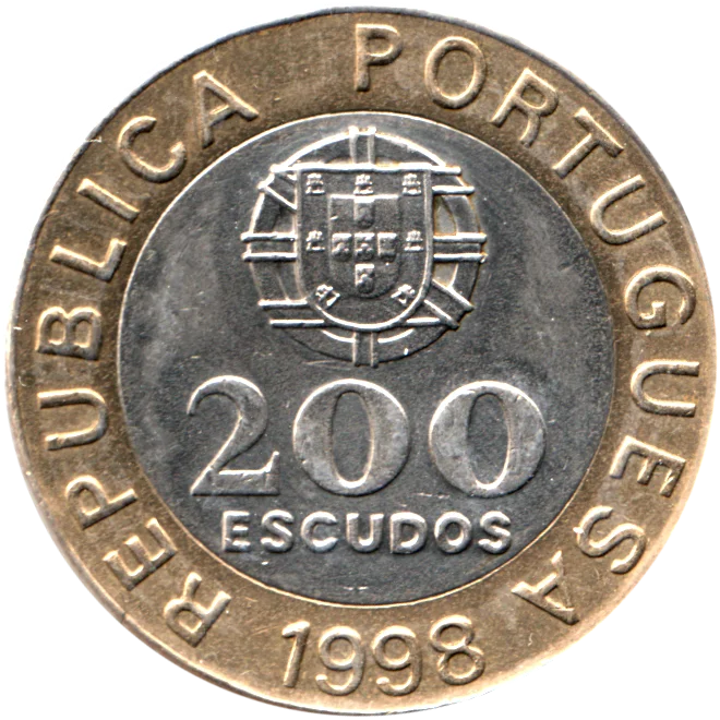 200 Escudos, 1998 Reverse