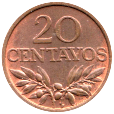 Preview 20 centavos, 1971 reverse