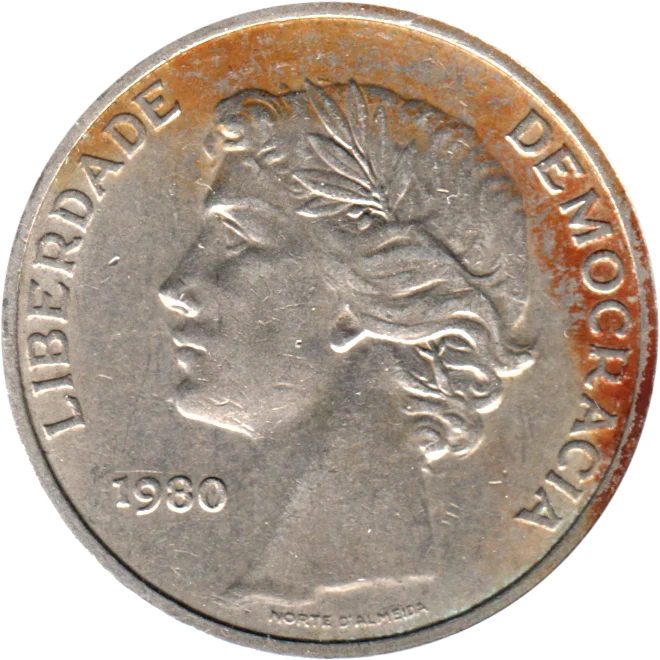 25 Escudos, 1980 Obverse