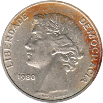 Preview 25 Escudos, 1980 obverse