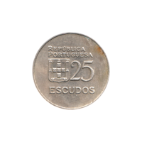 Preview 25 Escudos, 1980 reverse