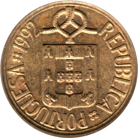 5 Escudos, 1992 Obverse
