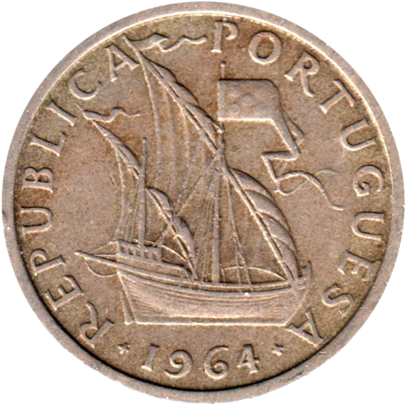 5 Escudos, 1964 Obverse