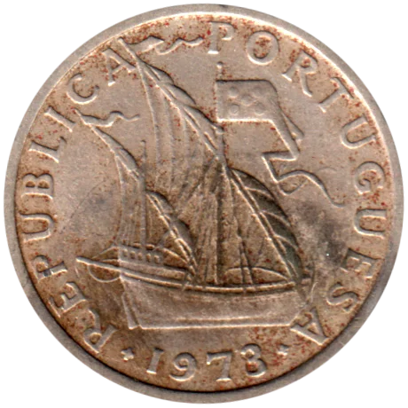 2½ Escudos, 1973 Obverse