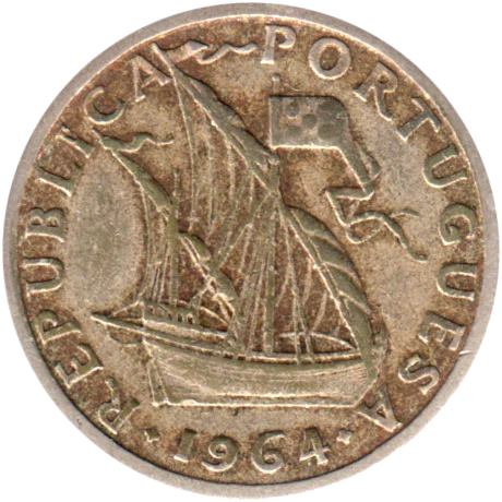 2½ Escudos, 1964 Obverse