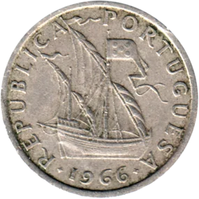 Preview 5 Escudos, 1966 obverse