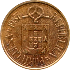 Preview 5 Escudos, 1987 obverse
