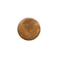 Preview 5 Escudos, 1987 reverse