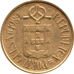 Preview 5 Escudos, 1989 obverse