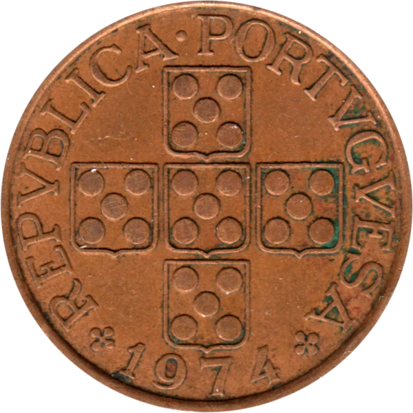 1 Escudo, 1974 Obverse