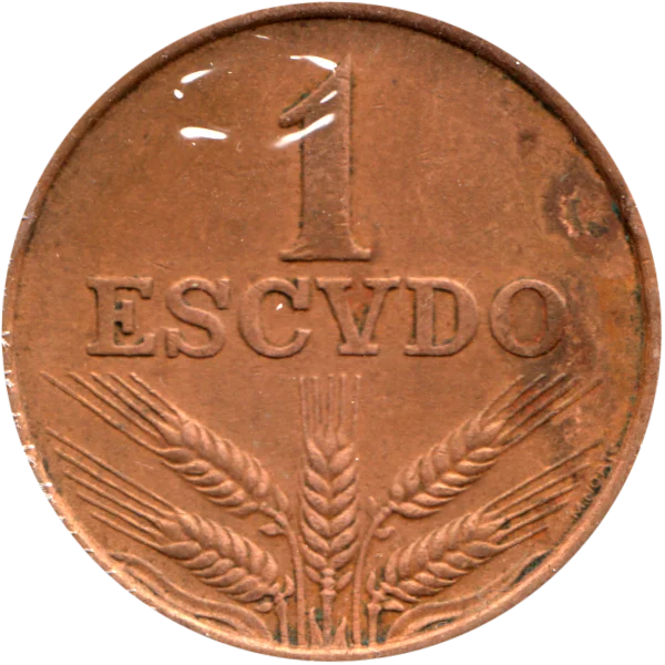 1 Escudo, 1974 Reverse