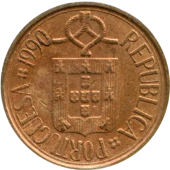 Preview 5 Escudos, 1990 obverse