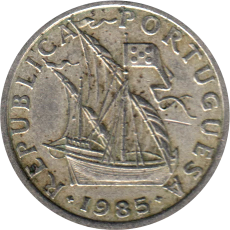 2½ Escudos, 1985 Obverse