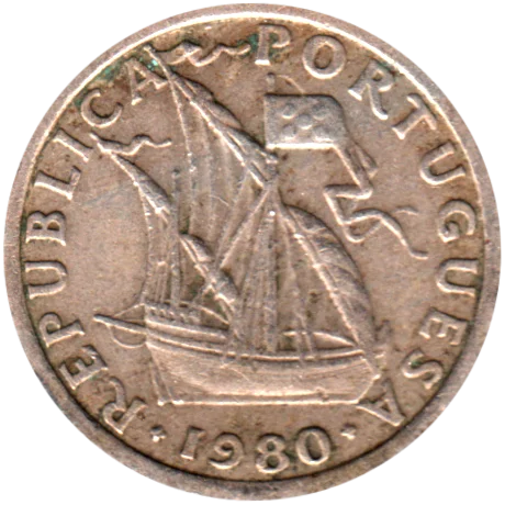 2½ Escudos, 1980 Obverse