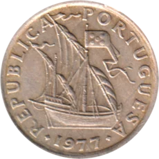 Preview 2½ Escudos, 1977 obverse