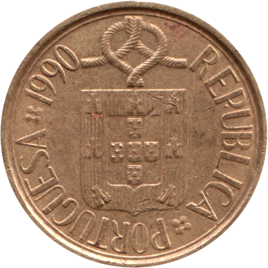 10 Escudos, 1990 Obverse