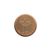 Preview 10 Escudos, 1990 reverse