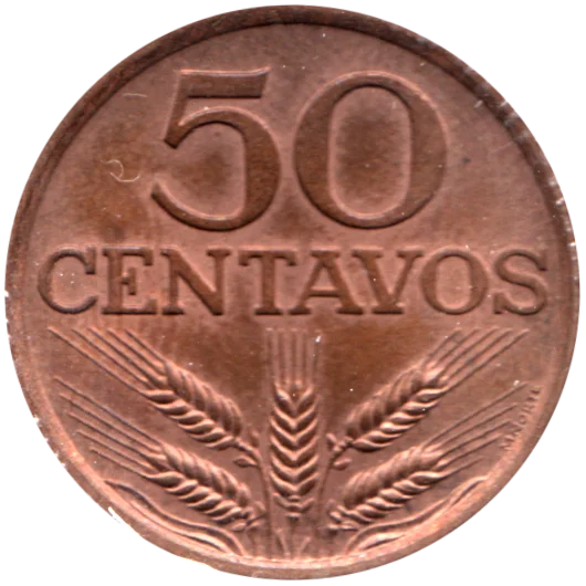 50 centavos, 1979 Reverse