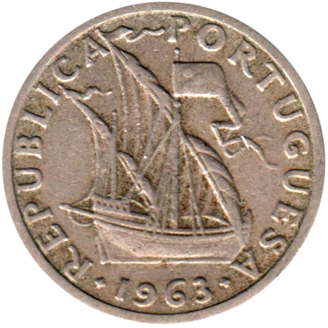 2½ Escudos, 1963 Obverse