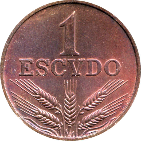 1 Escudo, 1971 Reverse