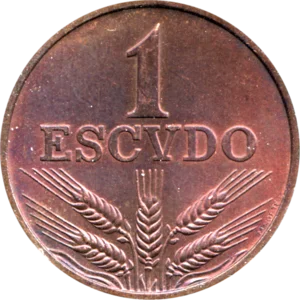 Preview 1 Escudo, 1971 reverse