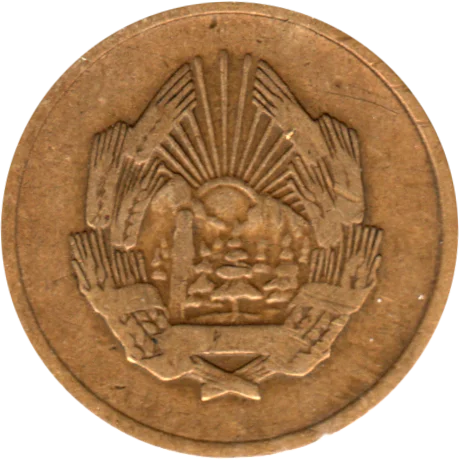 5 bani, 1952 Obverse