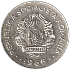 Preview 1 Leu, 1966 obverse