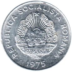 Preview 15 bani, 1975 obverse
