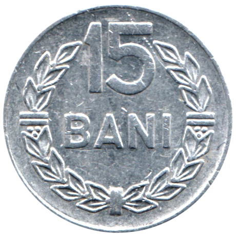 15 bani, 1975 Reverse