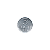 Preview 5 bani, 1975 reverse